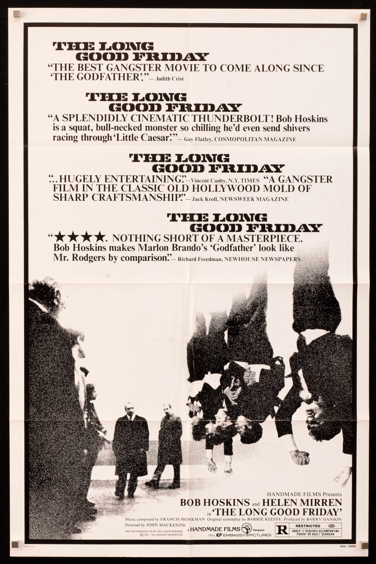 The Long Good Friday 1 Sheet (27x41) Original Vintage Movie Poster