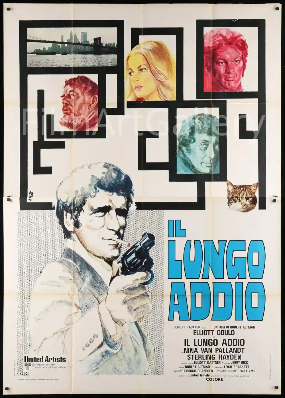 The Long Goodbye (Il Lungo Addio) Original Vintage Movie Poster