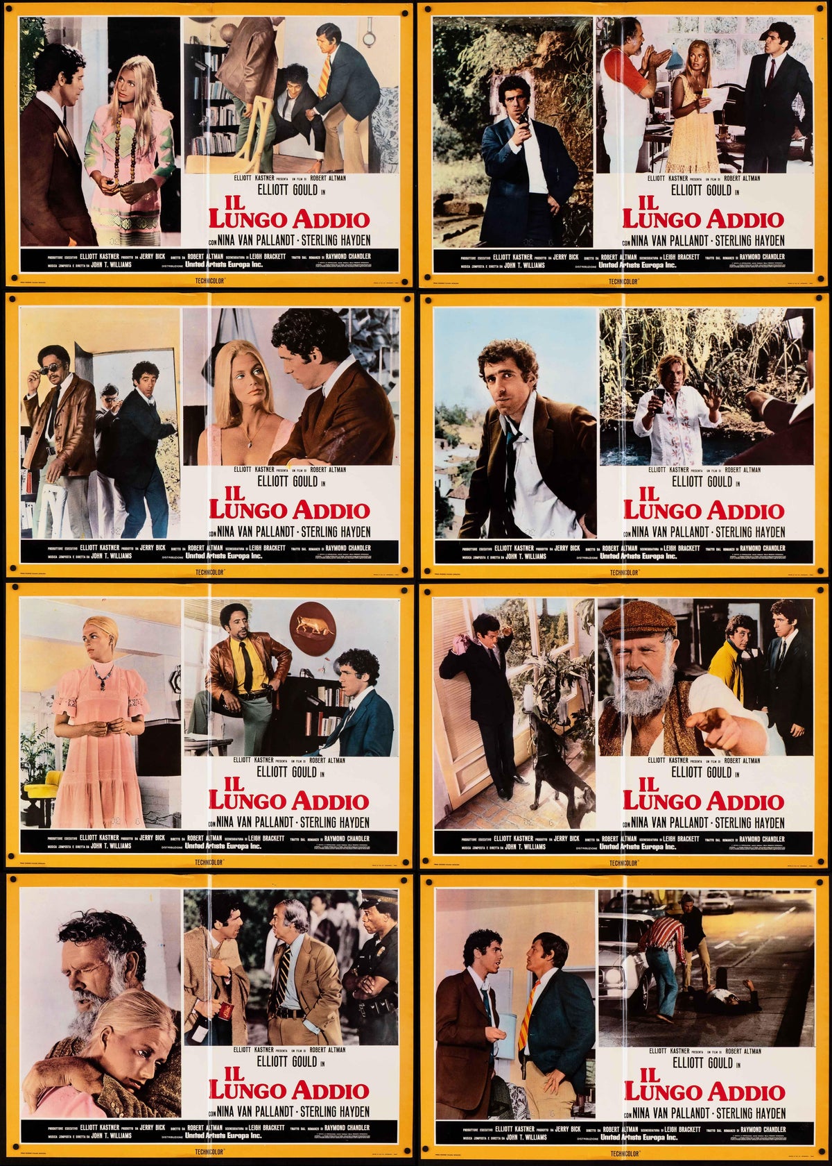 The Long Goodbye Italian Photobusta (8-18x26) Original Vintage Movie Poster