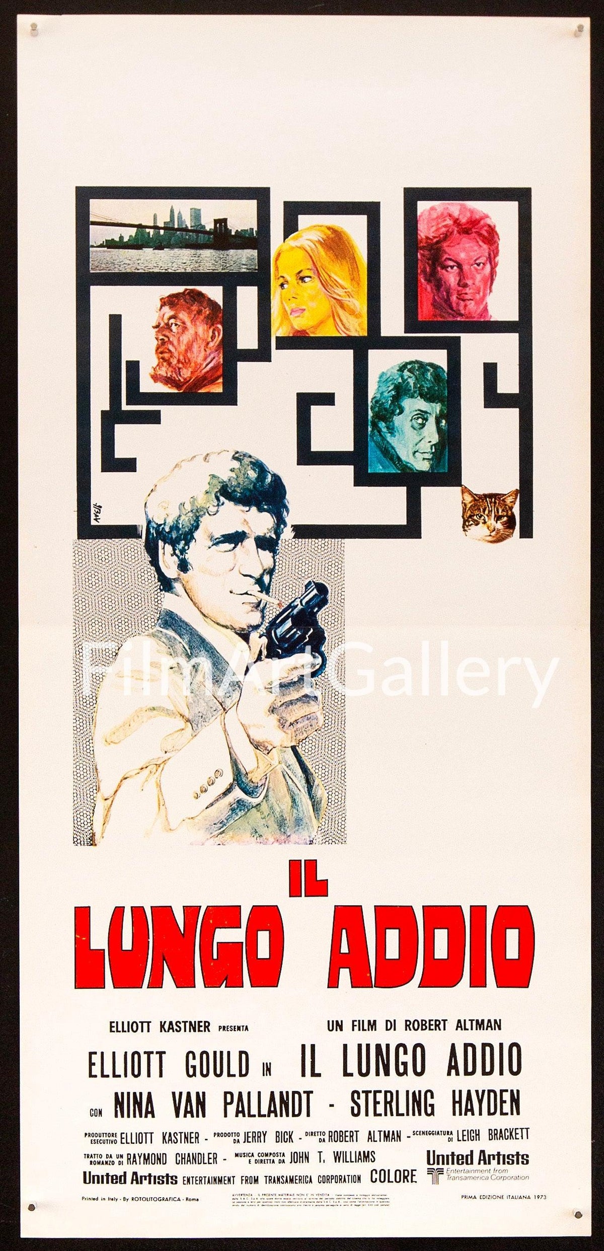 The Long Goodbye Original Vintage Movie Poster