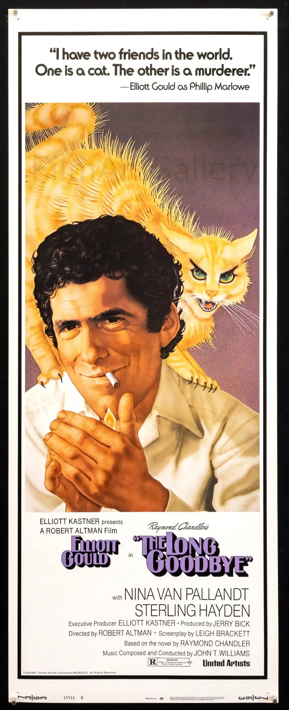 The Long Goodbye Original Vintage Movie Poster