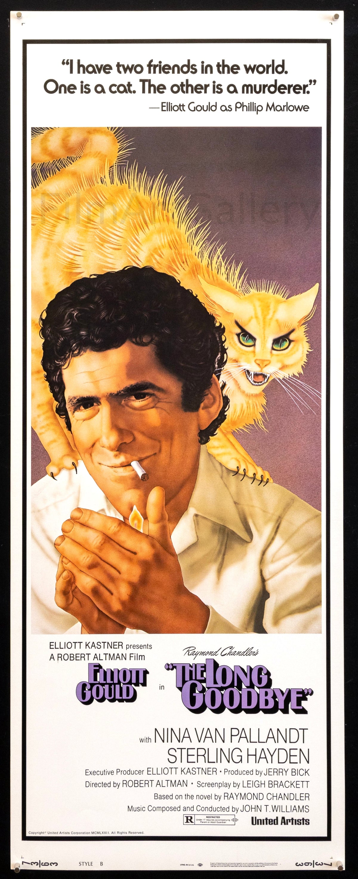 The Long Goodbye Original Vintage Movie Poster