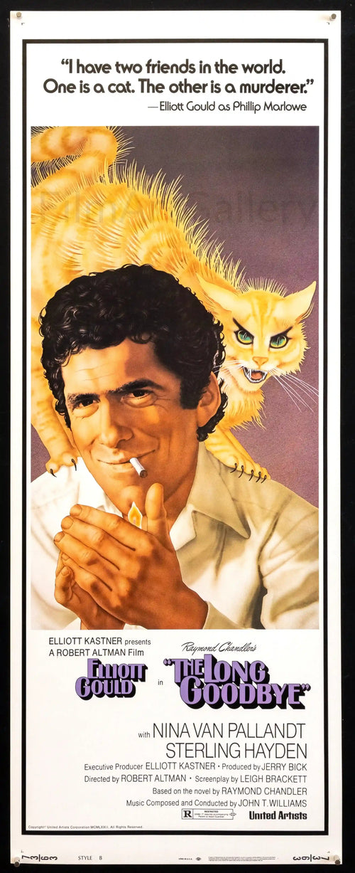 The Long Goodbye Original Vintage Movie Poster