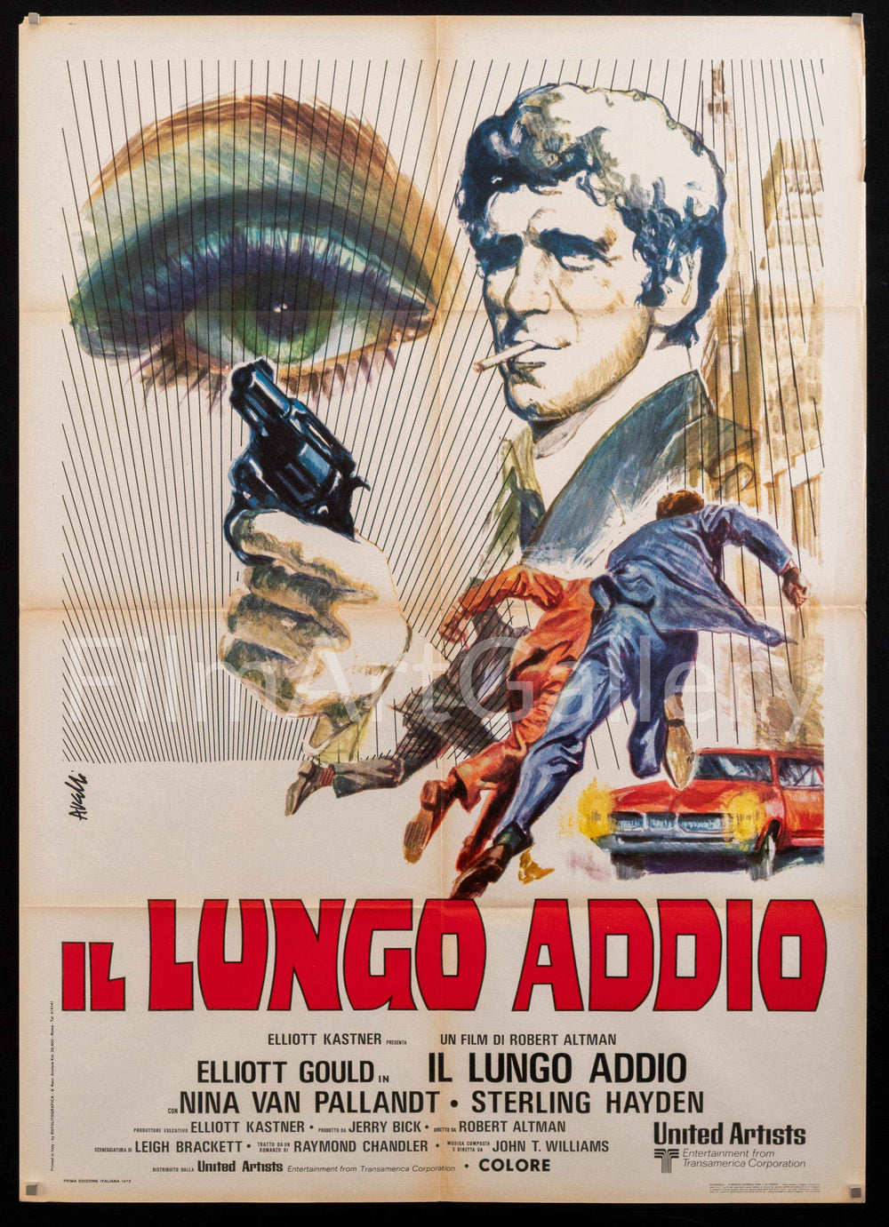 The Long Goodbye Original Vintage Movie Poster
