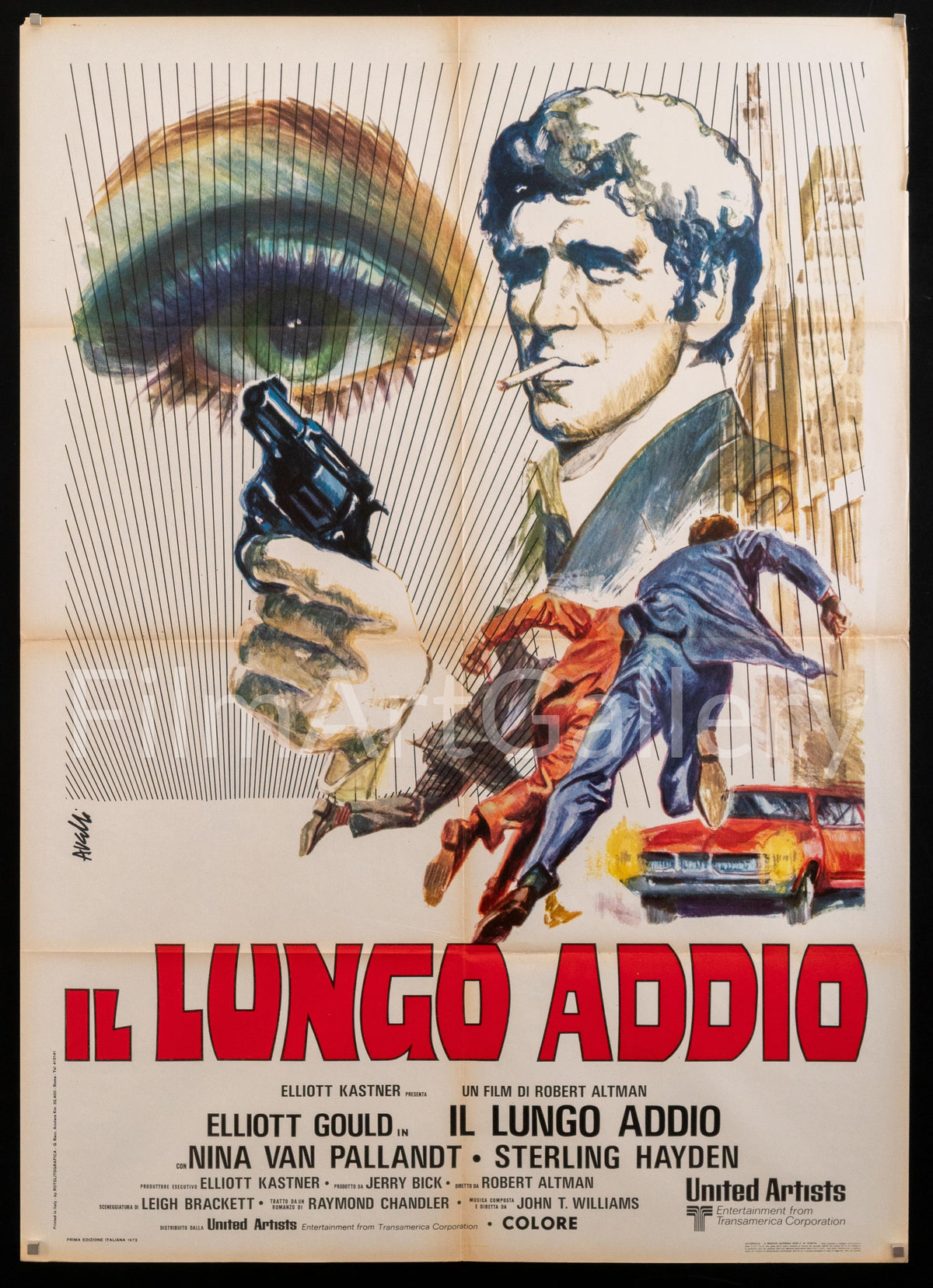 The Long Goodbye Original Vintage Movie Poster