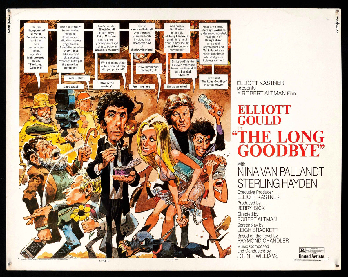 The Long Goodbye Original Vintage Movie Poster