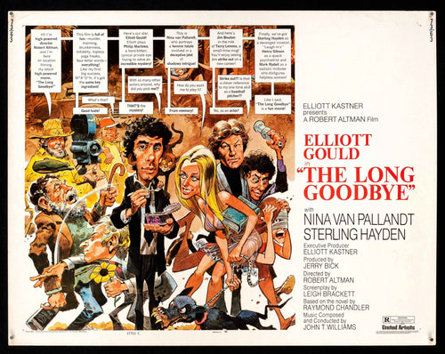 The Long Goodbye Original Vintage Movie Poster