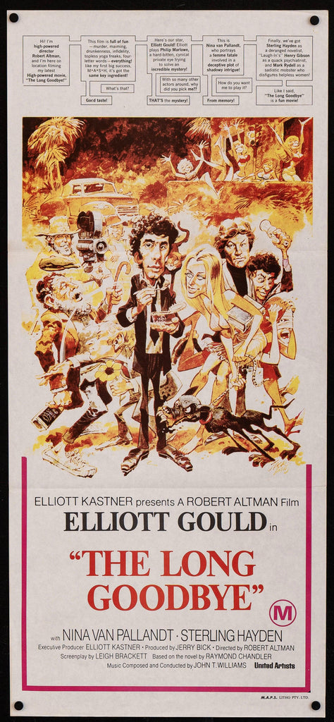 The Long Goodbye Original Vintage Movie Poster