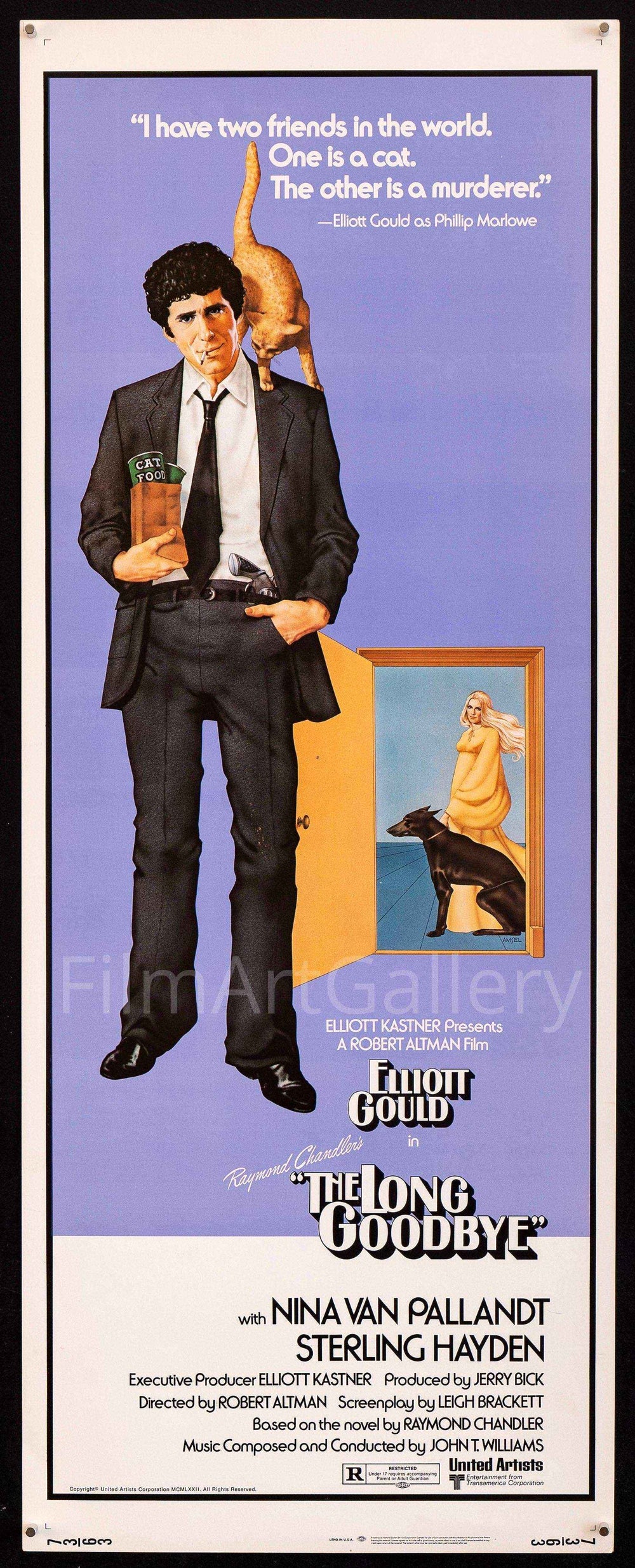 The Long Goodbye Original Vintage Movie Poster