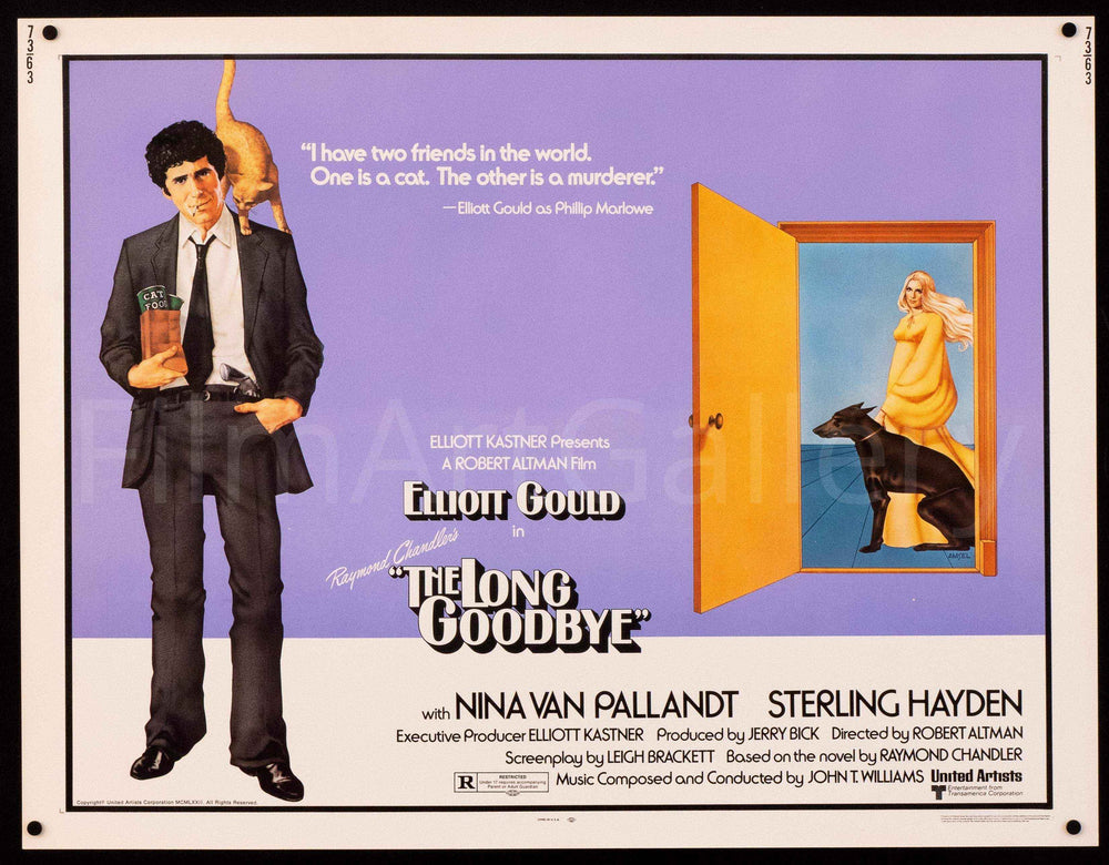 The Long Goodbye Original Vintage Movie Poster