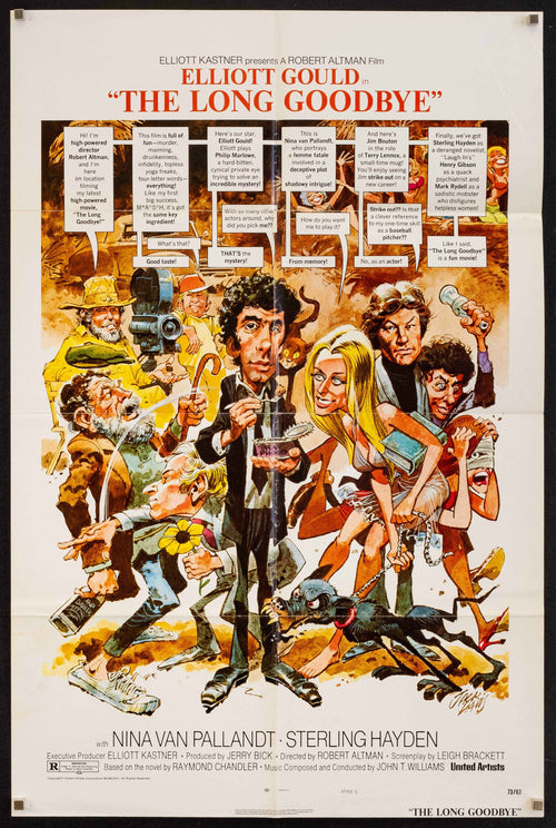 The Long Goodbye Original Vintage Movie Poster