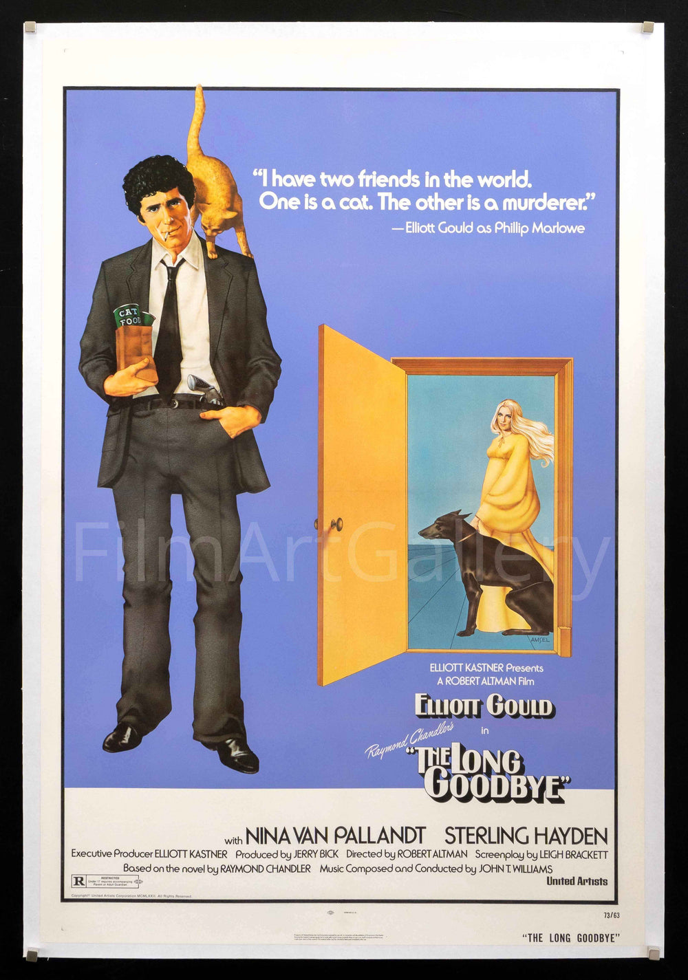 The Long Goodbye Original Vintage Movie Poster