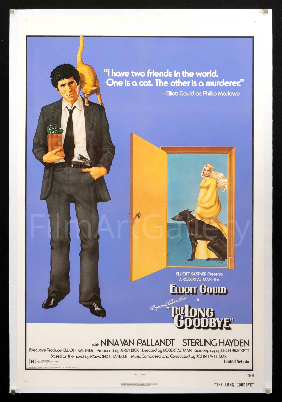 The Long Goodbye Original Vintage Movie Poster