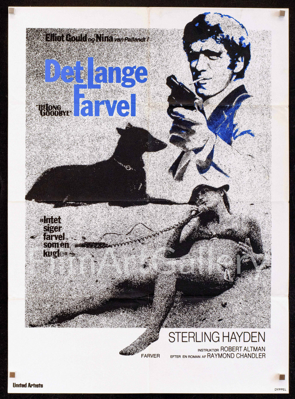 The Long Goodbye Original Vintage Movie Poster