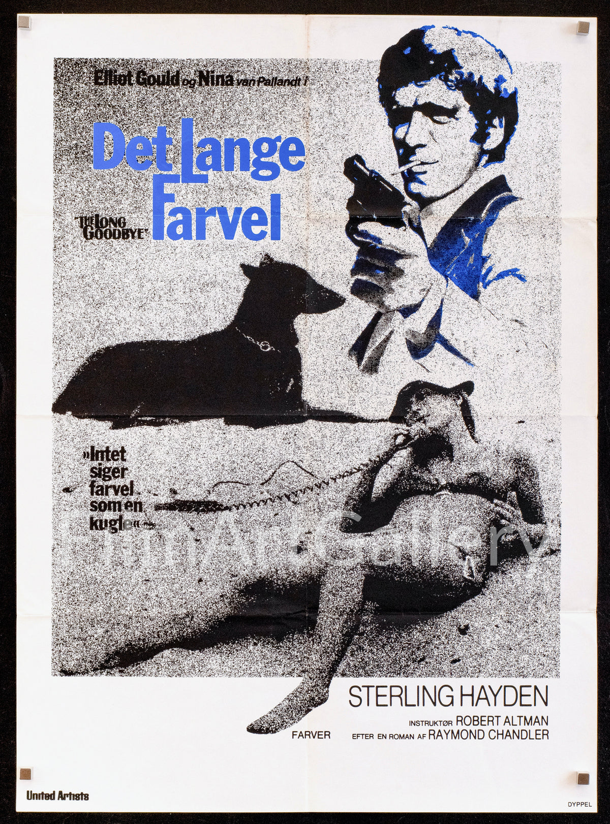 The Long Goodbye Original Vintage Movie Poster