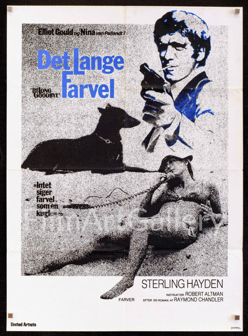 The Long Goodbye Original Vintage Movie Poster