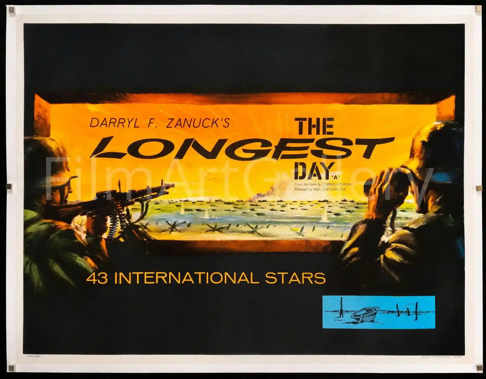 The Longest Day Original Vintage Movie Poster