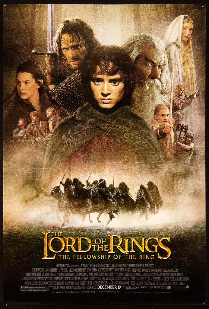 The Lord of the Rings: The Fellowship of the Ring Original Vintage Movie Poster