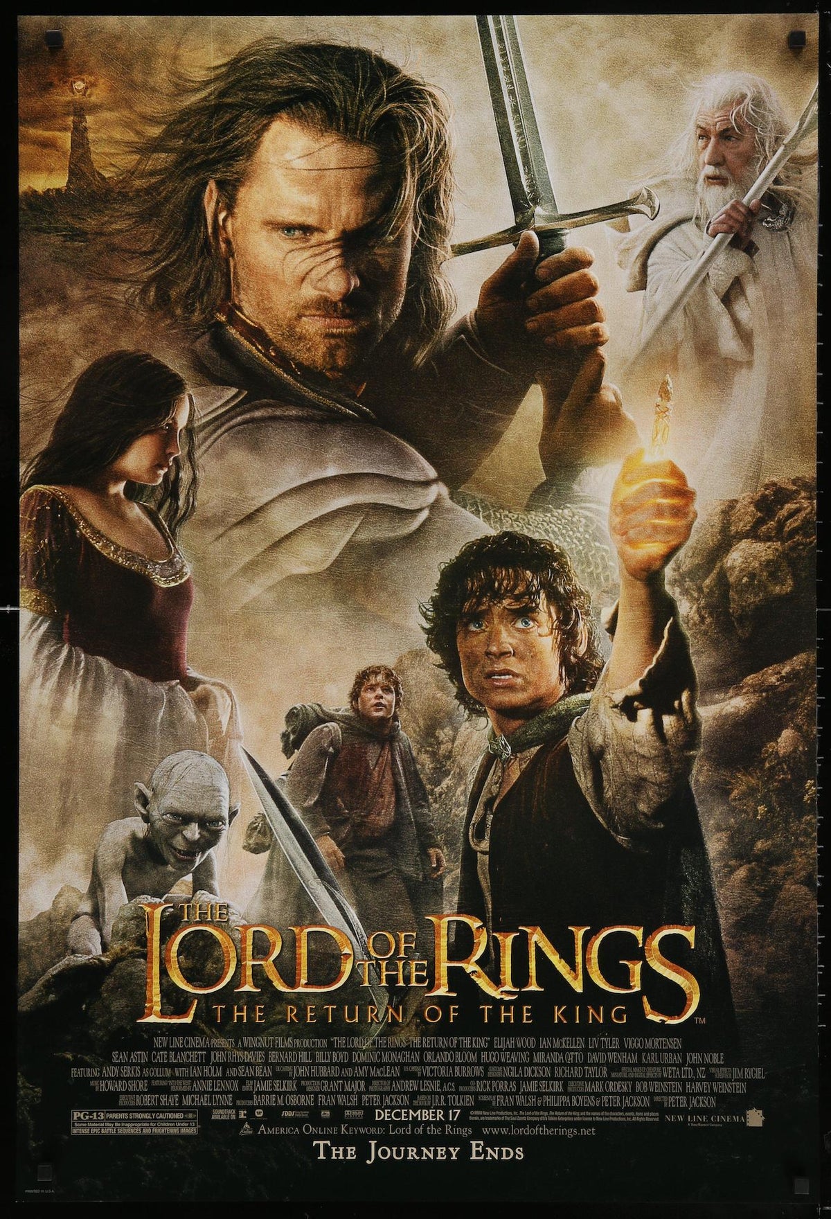 The Lord of the Rings: The Return of the King Original Vintage Movie Poster
