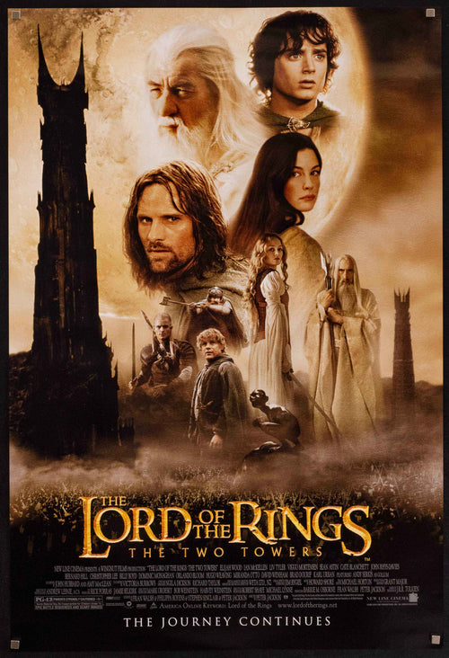The Lord of the Rings: The Two Towers Original Vintage Movie Poster