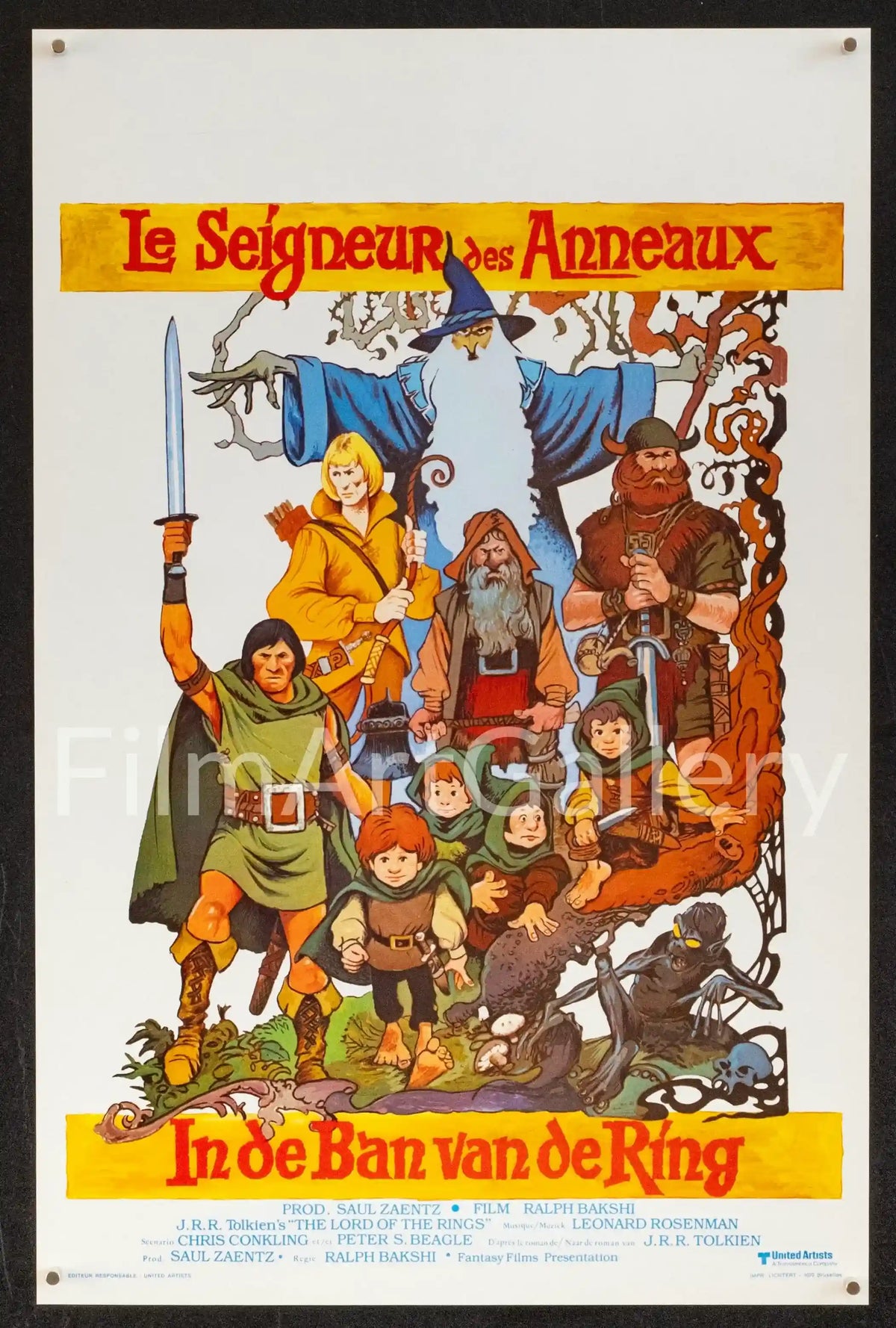 The Lord of the Rings Original Vintage Movie Poster