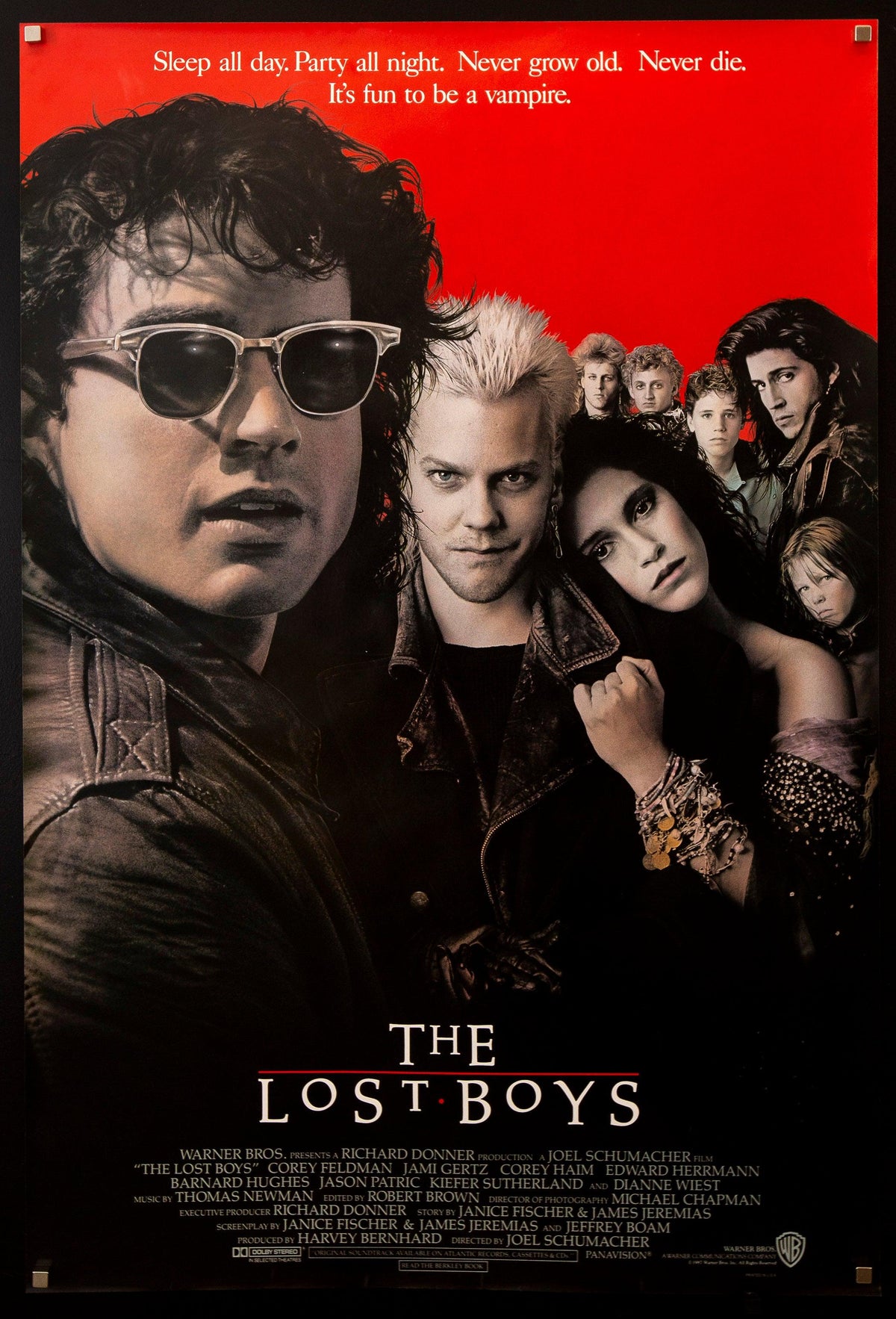 The Lost Boys 1 Sheet (27x41) Original Vintage Movie Poster