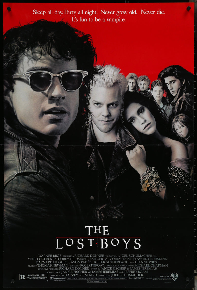 The Lost Boys 1 Sheet (27x41) Original Vintage Movie Poster