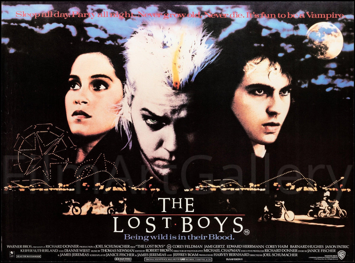 The Lost Boys British Quad (30x40) Original Vintage Movie Poster