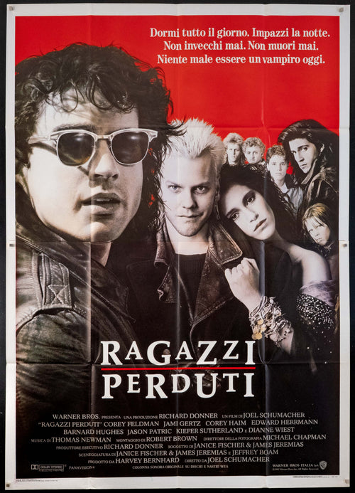 The Lost Boys Original Vintage Movie Poster