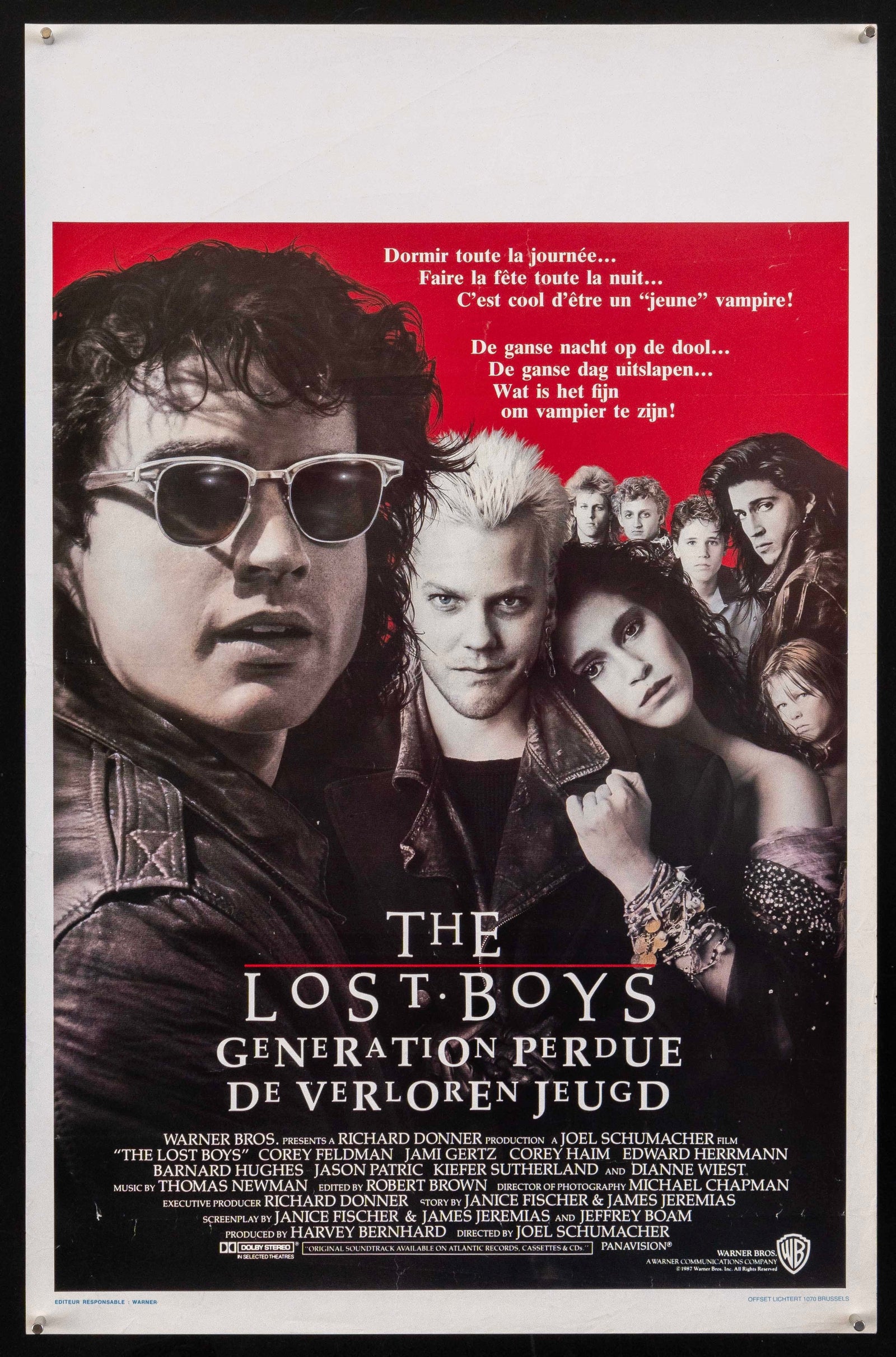 The Lost Boys Original Vintage Movie Poster
