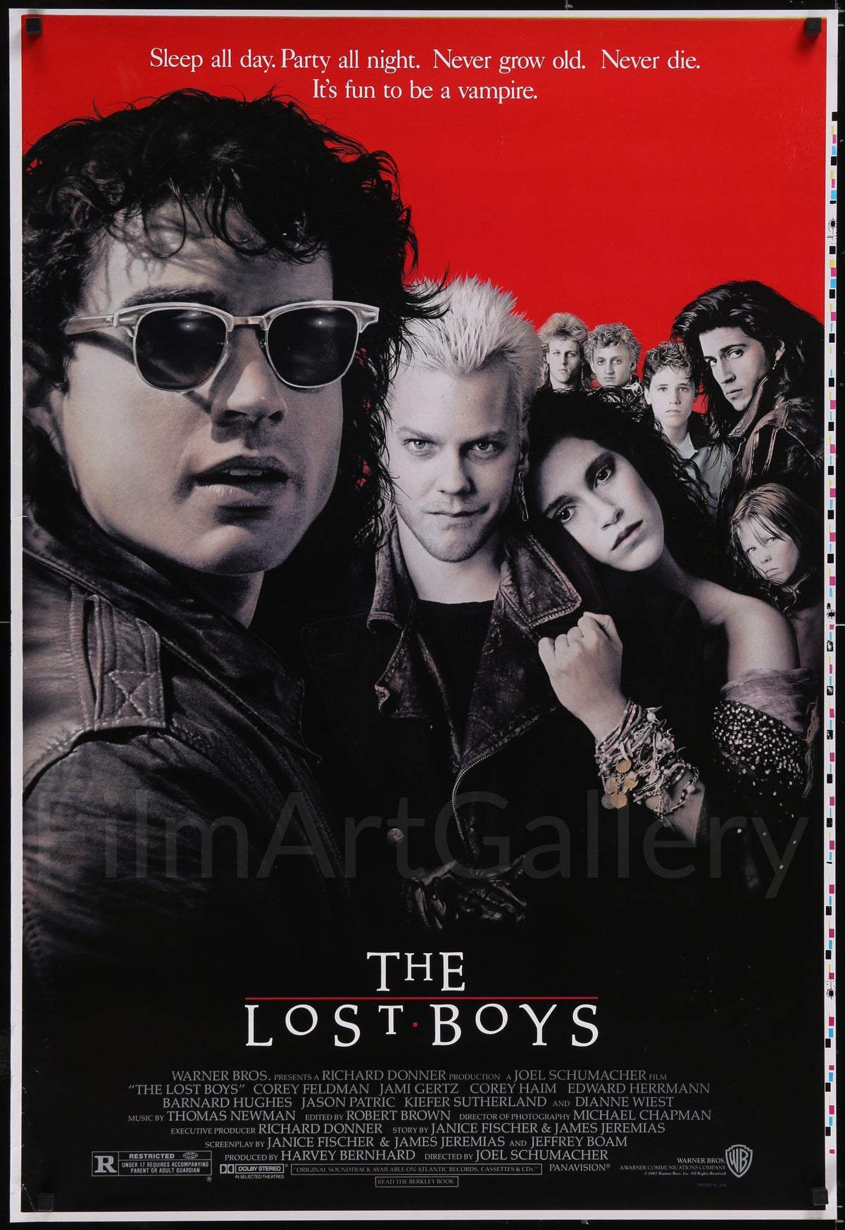 The Lost Boys Original Vintage Movie Poster