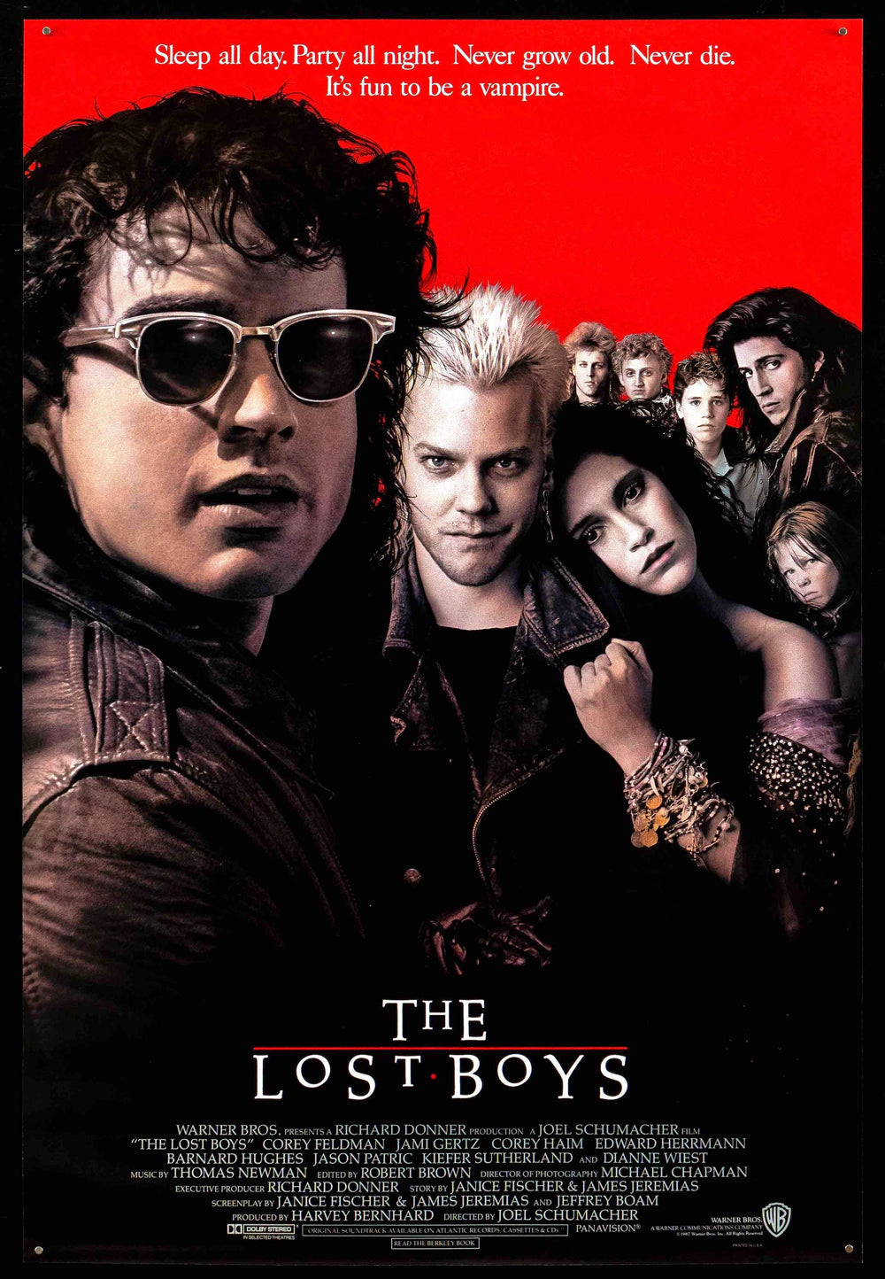 The Lost Boys Original Vintage Movie Poster