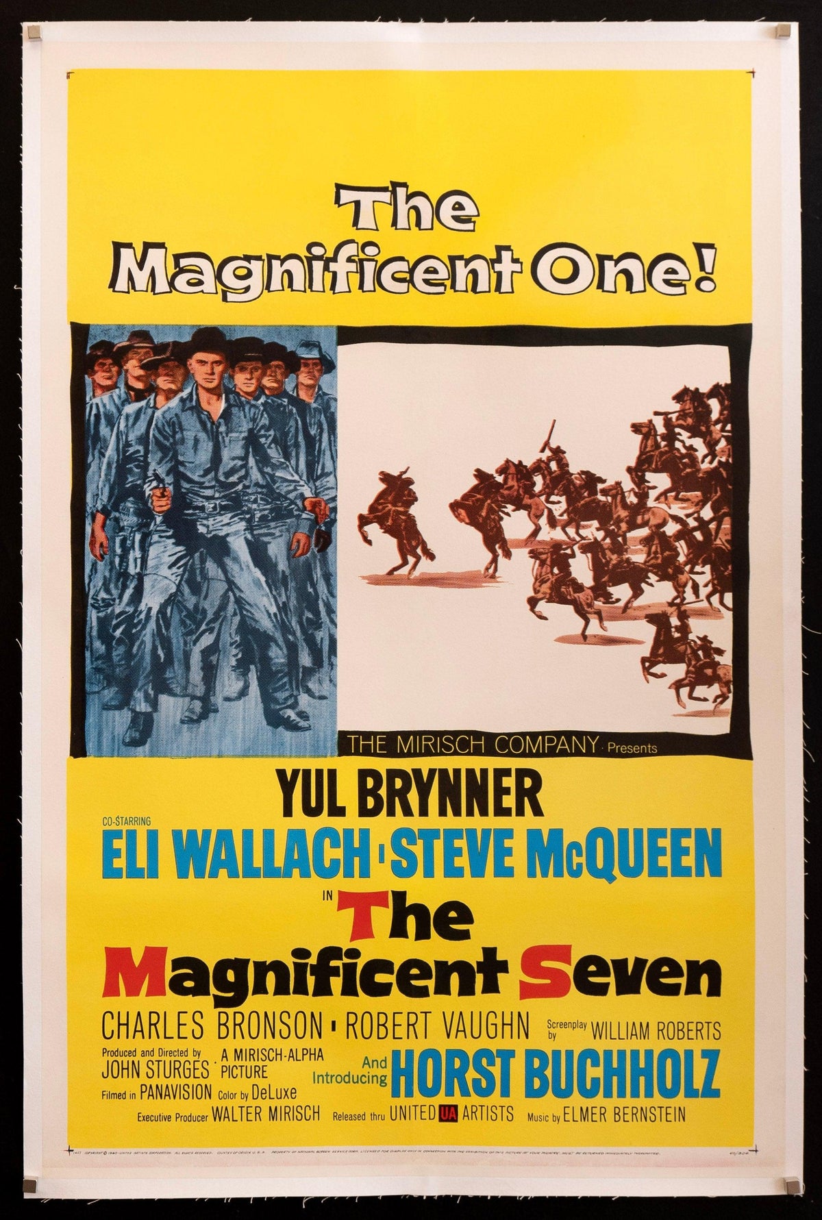 The Magnificent Seven 7 Original Vintage Movie Poster