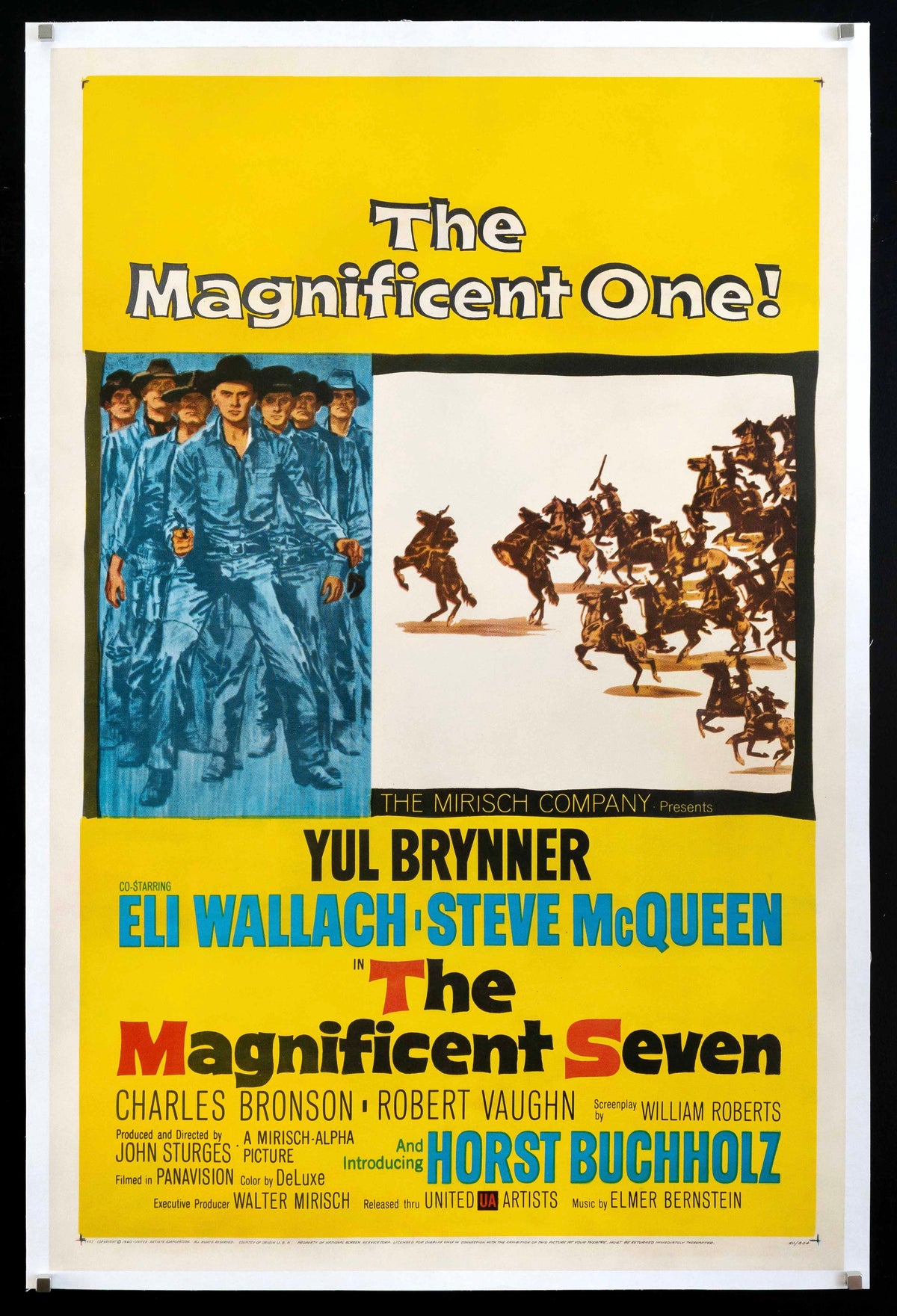 The Magnificent Seven 7 Original Vintage Movie Poster