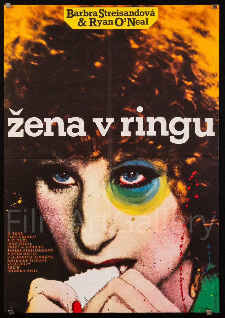 The Main Event Czech (23x33) Original Vintage Movie Poster