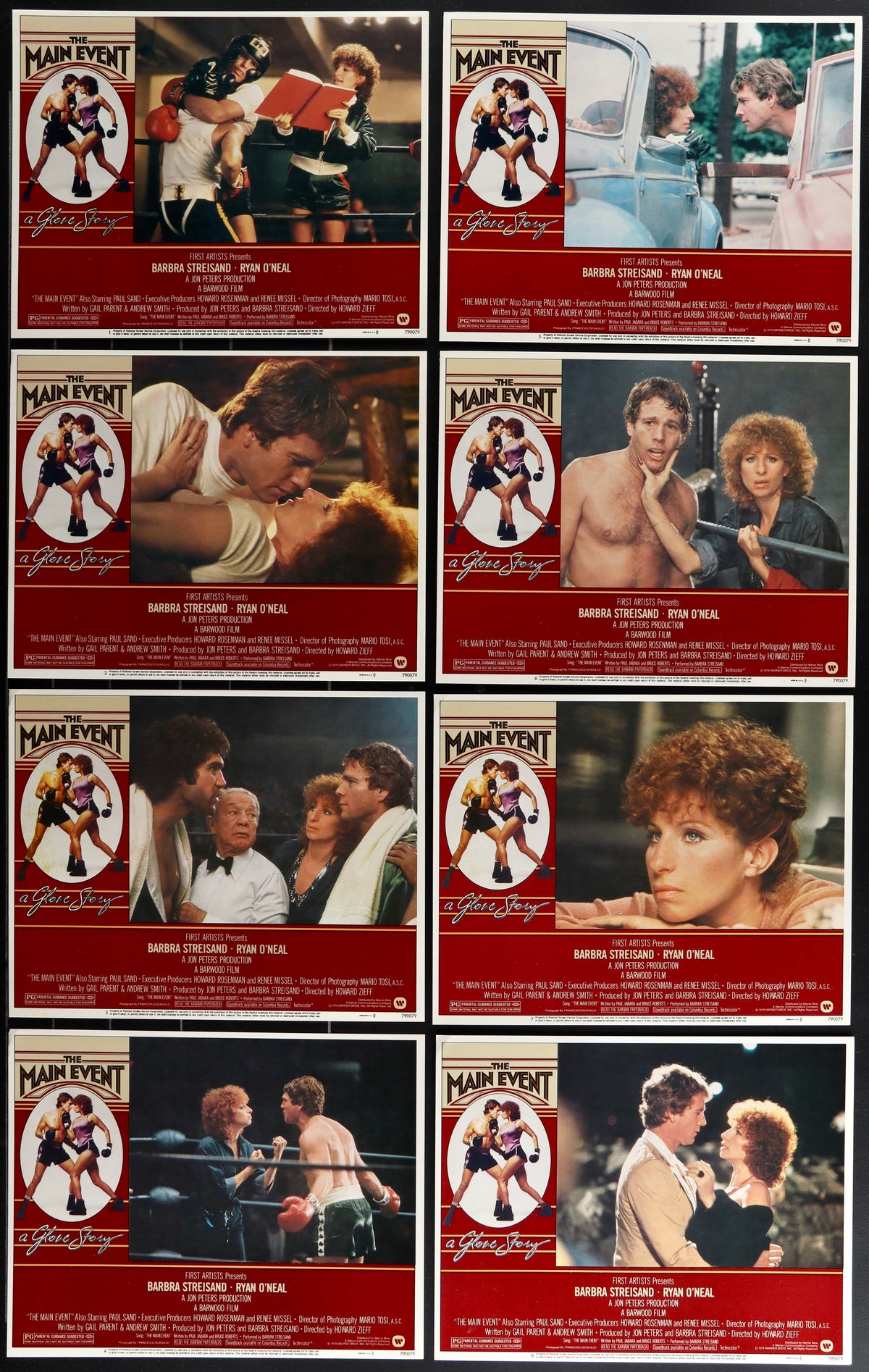 The Main Event Lobby Card Set (8-11x14) Original Vintage Movie Poster