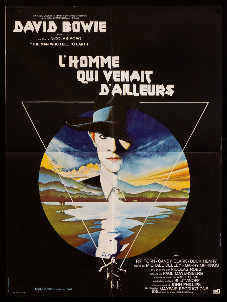 The Man Who Fell to Earth French Small (23x32) Original Vintage Movie Poster