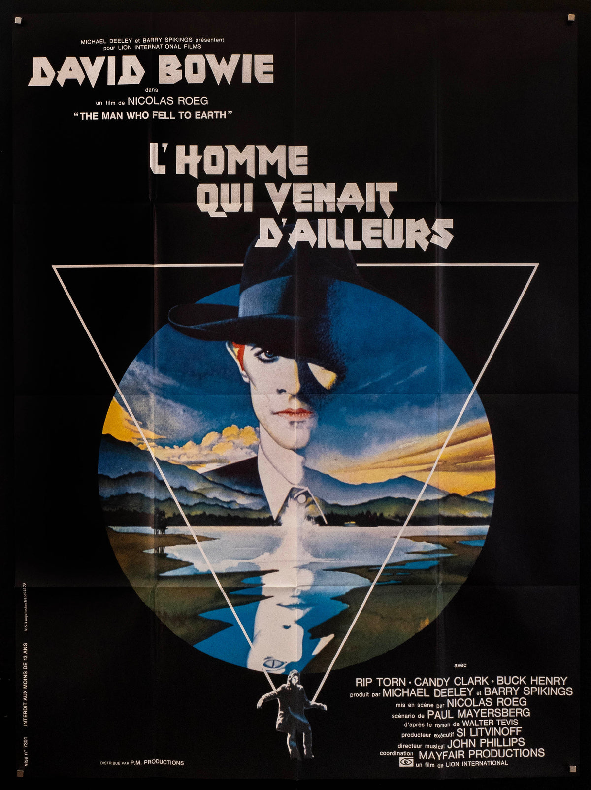 The Man Who Fell to Earth Original Vintage Movie Poster