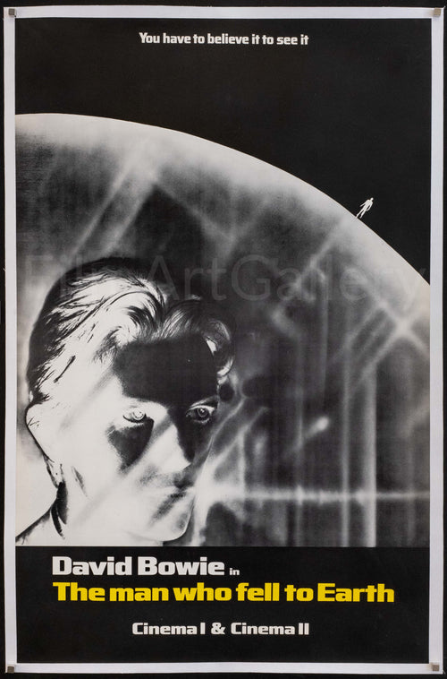 The Man Who Fell to Earth Original Vintage Movie Poster