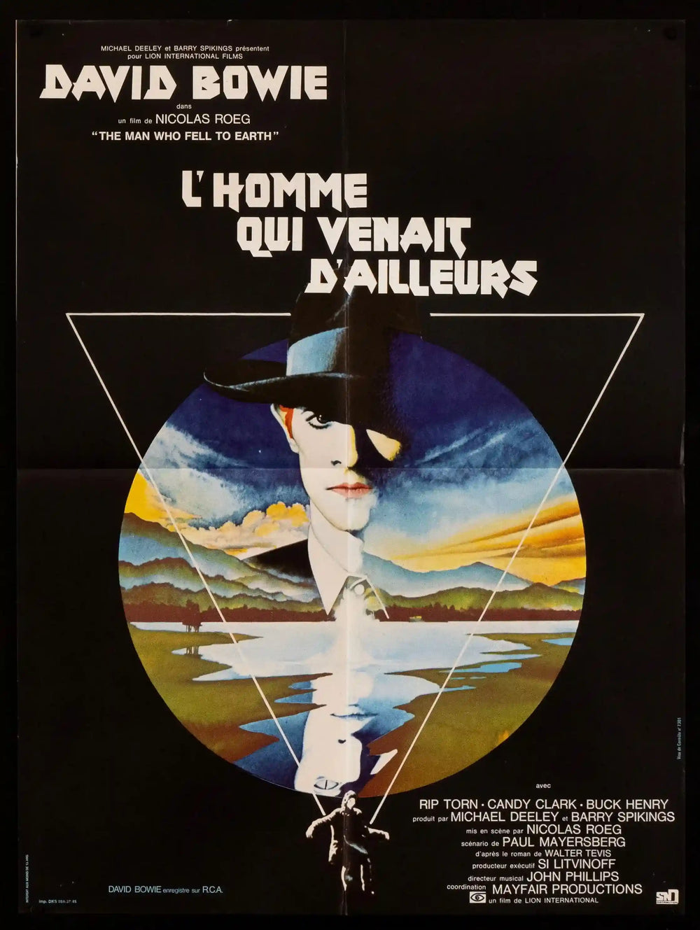 The Man Who Fell to Earth Original Vintage Movie Poster