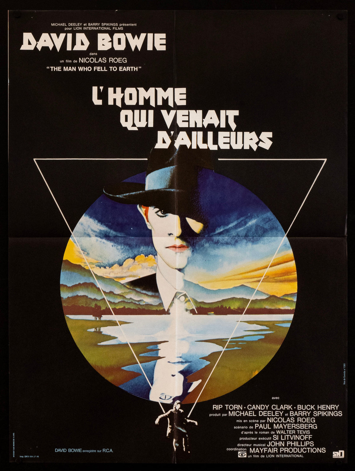 The Man Who Fell to Earth Original Vintage Movie Poster