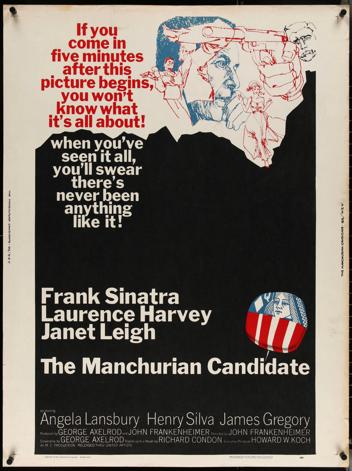 The Manchurian Candidate Original Vintage Movie Poster