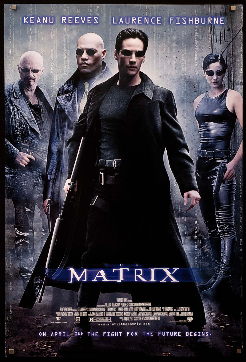 The Matrix 1 Sheet (27x41) Original Vintage Movie Poster