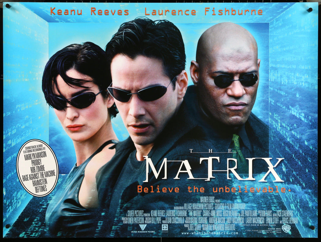 The Matrix Original Vintage Movie Poster