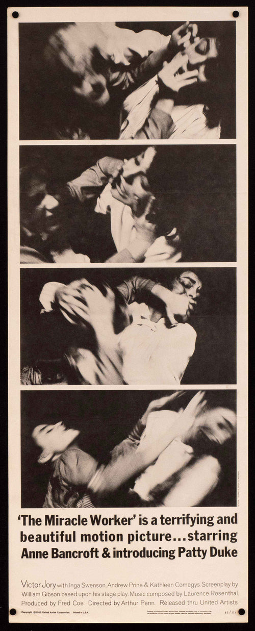 The Miracle Worker Original Vintage Movie Poster