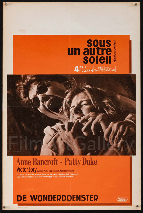 The Miracle Worker Original Vintage Movie Poster