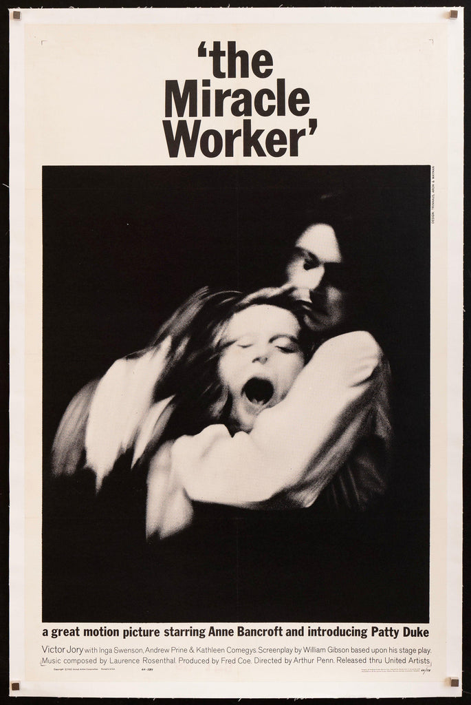 The Miracle Worker Original Vintage Movie Poster