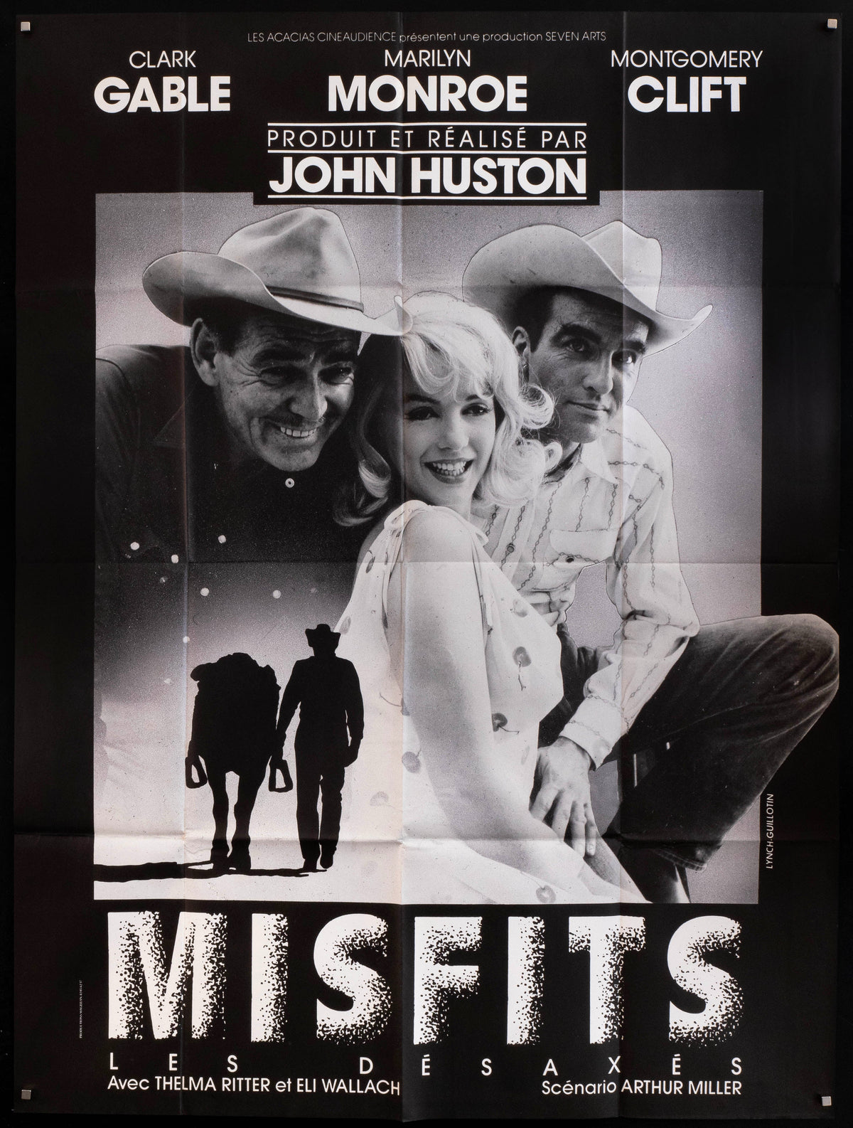 The Misfits French 1 Panel (47x63) Original Vintage Movie Poster