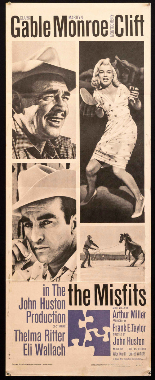The Misfits Original Vintage Movie Poster