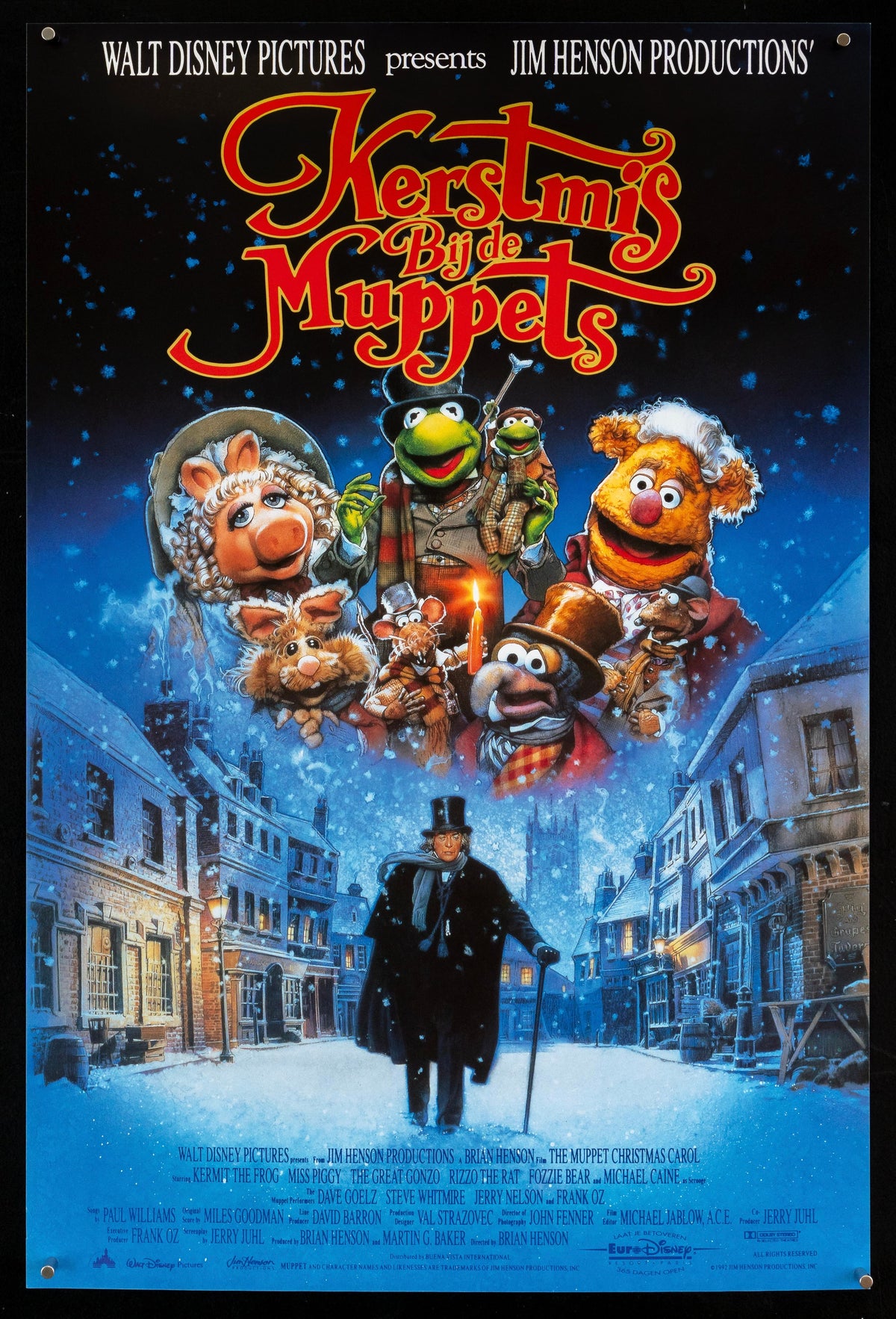 The Muppet Christmas Carol Original Vintage Movie Poster